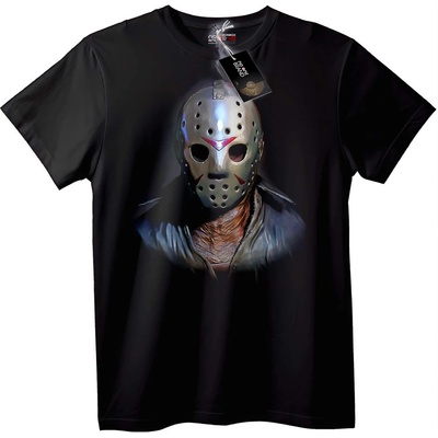 NOONEBRAND Тениска Jason Voorhees Маска - 2XL, Black