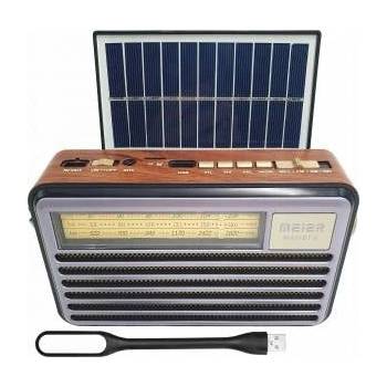 Vega Roja Radio Vega RADIO PORTABLE LIWA RETRO WITH SOLAR PANEL, FM, BLUETOOTH, USB, SD, AUX, USB LIGHT, LX521BTS