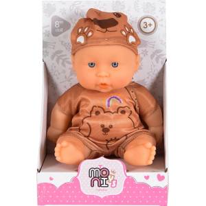 Moni Кукла Moni Toys - С кафяви дрешки, 20 cm (111927)