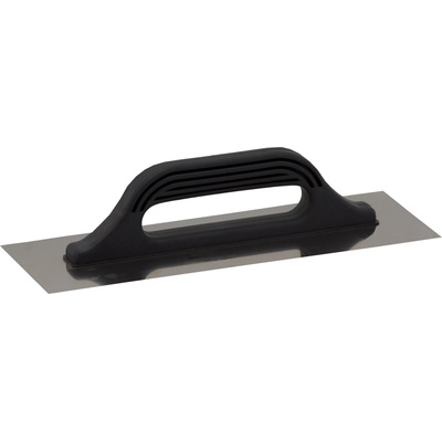 Toptrade Hladítko nerezové, s plastovou rukojetí, hladké, 480×130 mm