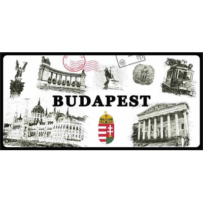 Mesto Bratislava 2 - ceduľa 30cm x 20cm Plechová tabuľa