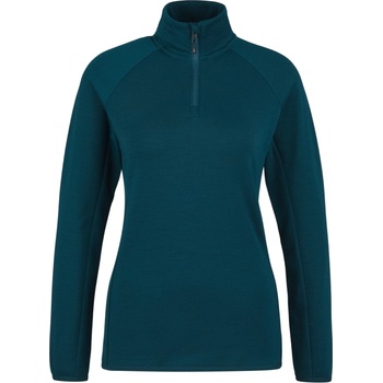Heber Peak Дамски вълнен пуловер Heber Peak Women's MerinoBlend SaplingHe. II Half Zip Jumper - Steel Navy (105-6172-0314)