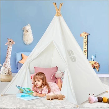 KX KX5187 detský stan Tipi Wigwam 135 cm sivý