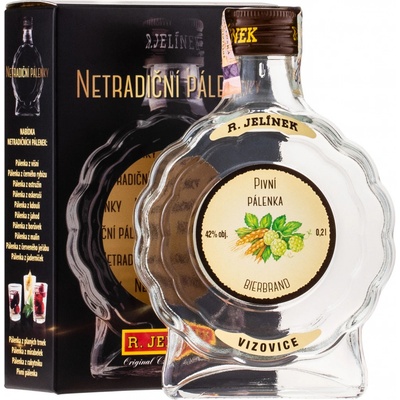 Rudolf Jelínek Pivná Pálenka 42% 0,2 l (kartón)