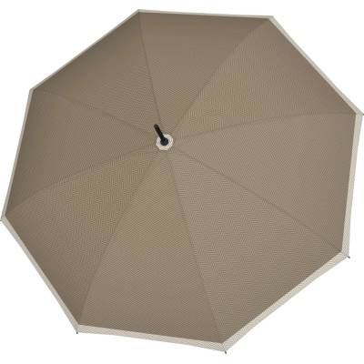Doppler Fiber Flex Automatic Long Chevron Sand dámsky palicový vystreľovací dáždnik