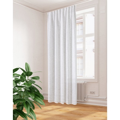 Home Wohnideen hotový záves 85411 ELFI 1005 vlnena biela 300x135 cm