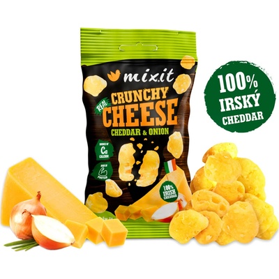 MIXIT Křupavý sýr do kapsy irský cheddar a cibule 20 g – Zbozi.Blesk.cz