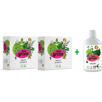 Real green clean tablety do myčky 40 ks