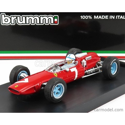 Brumm Ferrari F1 158 N 7 Winner German Gp John Surtees 1964 World Champion With Driver Figure Red 1:43