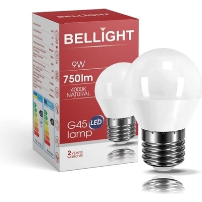 Bellight LED žiarovka E27 9W 4000K G45 SAD811428