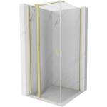 Mexen Mist T окачена душ кабина 85 x 85 см, прозрачна, матово злато - 8A4T-085-085-55-00 (8A4T-085-085-55-00)