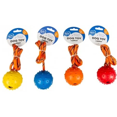 Duvoplus играчка дентална топка с въже, 33 см, 1 брой, Белгия - 10460