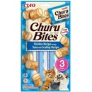 Inaba Churu Bites Cat Kura s tuniakom a hrebenatkou 3 x 10 g