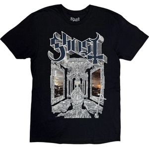 Ghost Skeleta Album Cover '25 Tour Dates Black L Риза (GHOTEE56MB03)