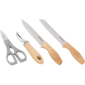 Outwell Chena Knife Set Peeler Scissor Цвят: кафяв