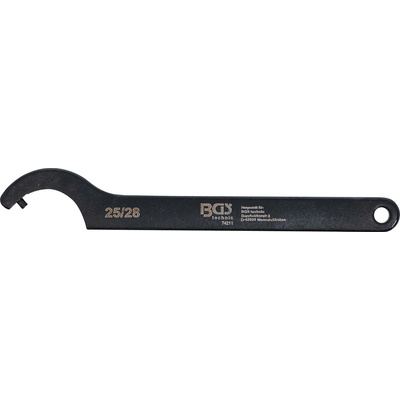 BGS technic Hákový klíč s čepem 25 - 28 mm BGS 74211