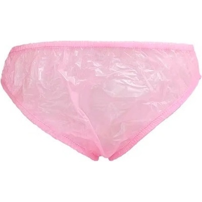 PVC kalhotky bikini růžové průhledné – Sleviste.cz