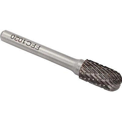 Technická fréza valcová polkruhová 10 x 20 mm, dĺžka 60 mm, TYP C, stopka 6 mm, XL-TOOLS