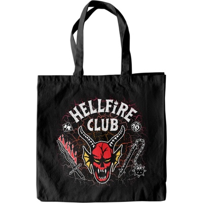 CurePink Shopping taška na rameno Stranger Things: Hellfire Club