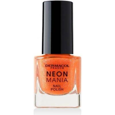 Dermacol Neon Mania Nail Polish lak na nehty 2 Orange Glow 5 ml