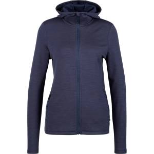 Heber Peak Дамско вълнено яке Heber Peak Women's Merino210 EvergreenHe. Zip Hoody Zip-up hoodie - Dark Night Blue (105-6904-0313)