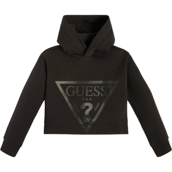 GUESS Спортен суичър без цип за момиче в графитено с лого Guess