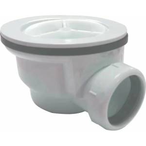 Inter Ceramic Сифон за душ Inter Ceramic, лъскаво бял (ICSP SE0028 PLASTIC WASTE)