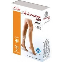 Avicenum 360 DEN FINE stehenné pančuchy Sanitized uzavretá špica Silver