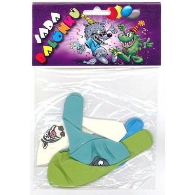 Sada balónků Kulatý potisk dinosauři