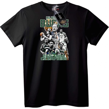 NOONEBRAND Тениска Milwaukee Bucks NBA Шампиони 2021 - L, White