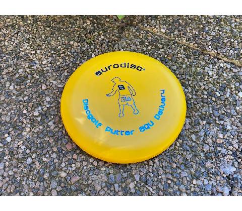 Discgolf - putter žltá