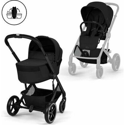 CYBEX Gold Balios S Lux + Balios Fold Cot 2026 BLK / Moon Black