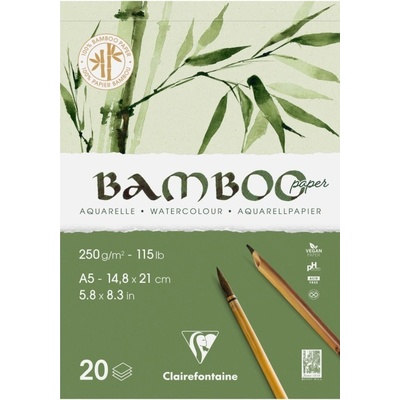 Clairefontane BAMBOO Aquarelový blok s bambusovým papierom A5