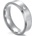 HARAHU Мъжки пръстен NE-17474 - Сребърен / 59mm KP17474