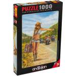 Anatolian Пъзел Anatolian от 1000 части - Жена в Америка (P1124)