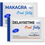 CUPID LABS Желе за мощна ерекция MAKAGRA Oral Jelly + Желе за забавяне на еякулацията Delayxetine