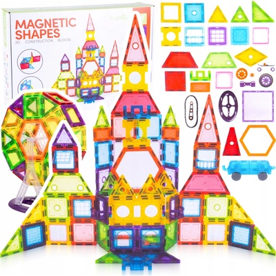 MalPlay Magnetické kocky 130 kusov