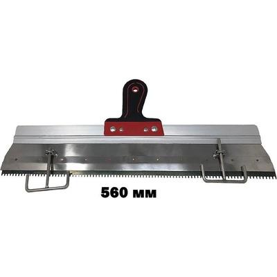 UNI STR Ракел за саморазливни замазки, назъбен, 560 м (uni-01012583)