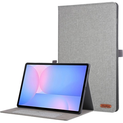 Vsetkonamobil 110324 FABRIC Zaklápací kryt pre Samsung Galaxy Tab S10 FE+ šedý