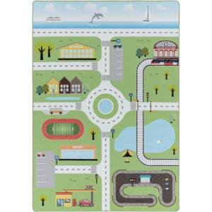Ayyildiz Зелен детски килим 80x120 cm Play - Ayyildiz Carpets (PLAY801202902GREEN)