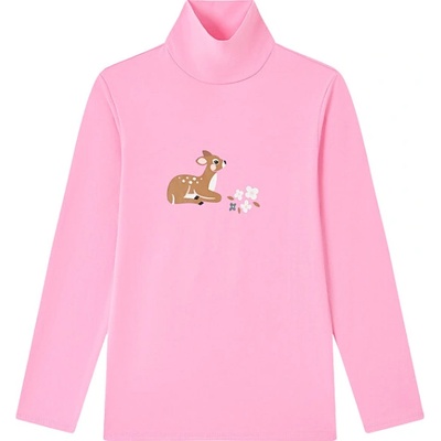 Wolf and Wolfie S2546 dívčí rolák světle rážová – Hledejceny.cz