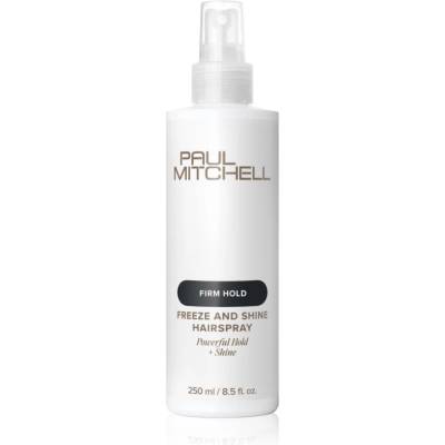 Paul Mitchell Firm Hold Freeze and Shine Hairspray лак за коса за груба коса 250ml