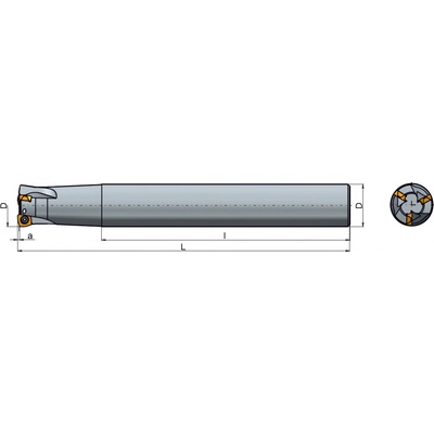 R55X.21-3232XD10 stopková fréza