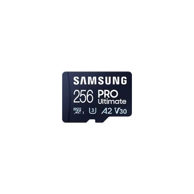 Samsung PRO Ultimate 256GB microSDXC karta, UHS-I U3 A2 + USB čtečka - Samsung SDXC 256 GB MB-MY256SB/WW