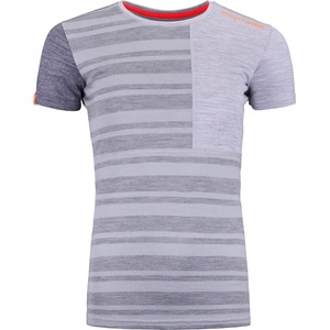 Ortovox Дамско мериносово термобельо Ortovox Women's 185 Rock'N'Wool Short Sleeve Merino base layer - Grey Blend - размер XS (115-1520-0411)