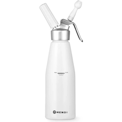 Hendi Бяла алуминиева бутилка за бита сметана , 1 л Kitchen Line - Hendi (588376)