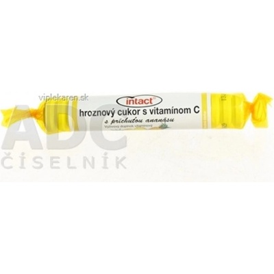 INTACT Hroznový cukor vitamínC ananás 40 g