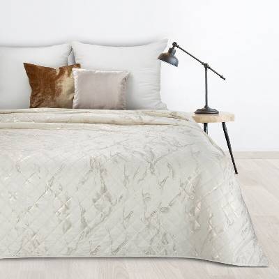 Takoy DESIGN 91 přehoz na postel LUIZ ze sametu zdobený mramorovým vzorem-HF-458991 200 x 220 cm