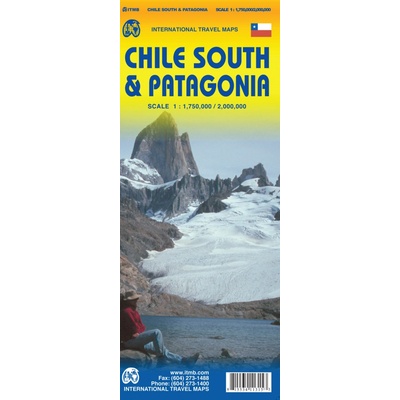 Chile jih & Patagónie Chile South & Patagonia 1:1,25m 1:2m mapa ITM