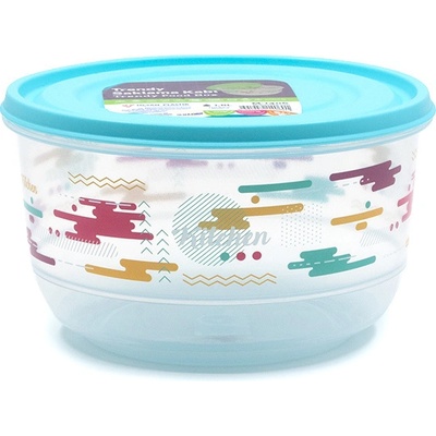 Елегантен пластмасов контейнер за храна 1800мл